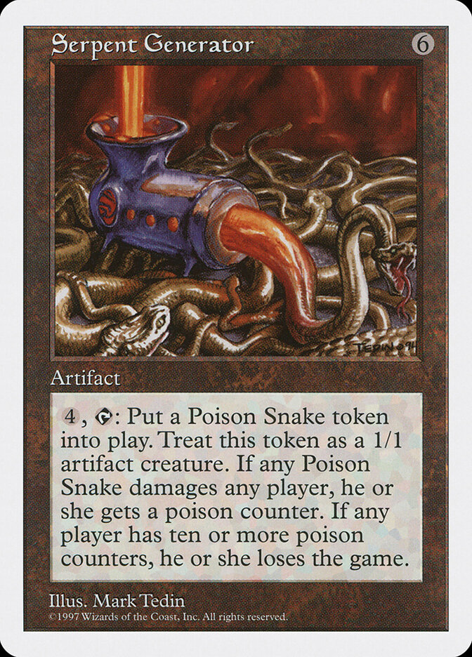 Serpent Generator card front