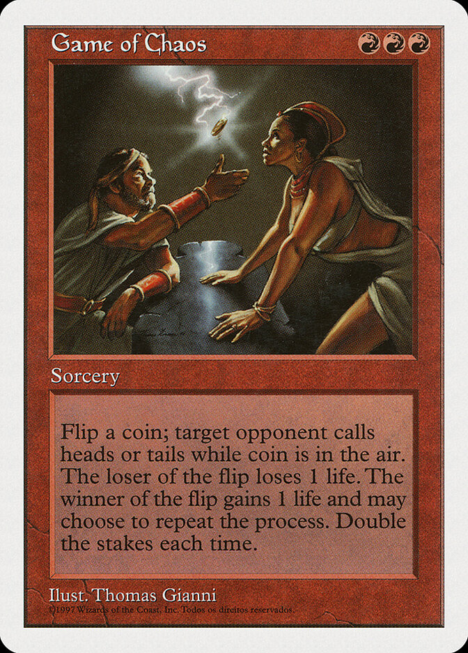 Game of Chaos card front