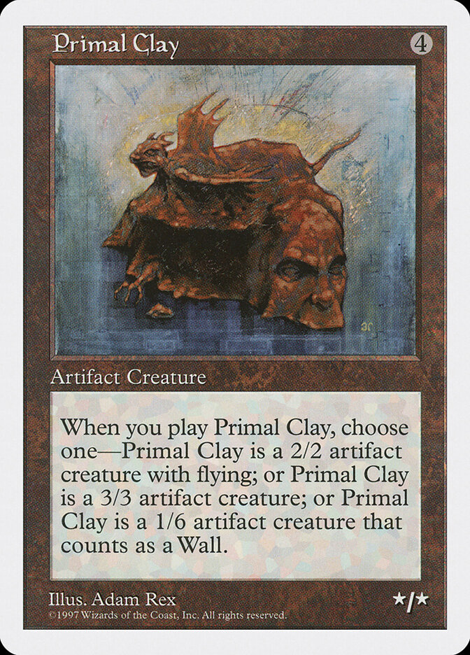 Primal Clay card front