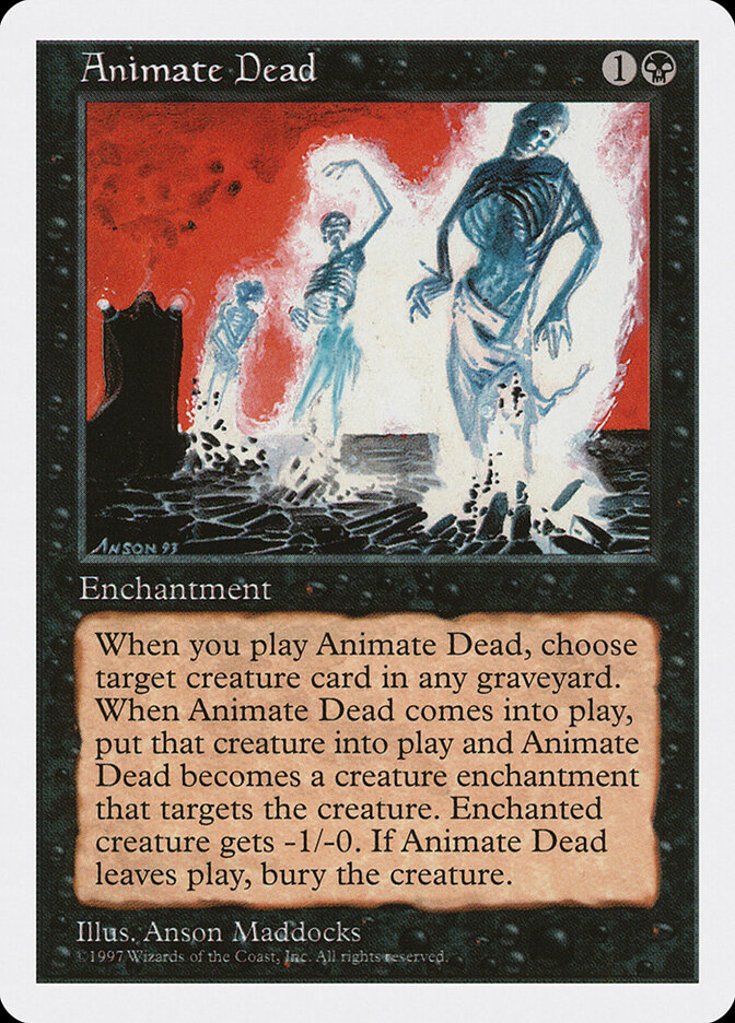 Animate Dead card front