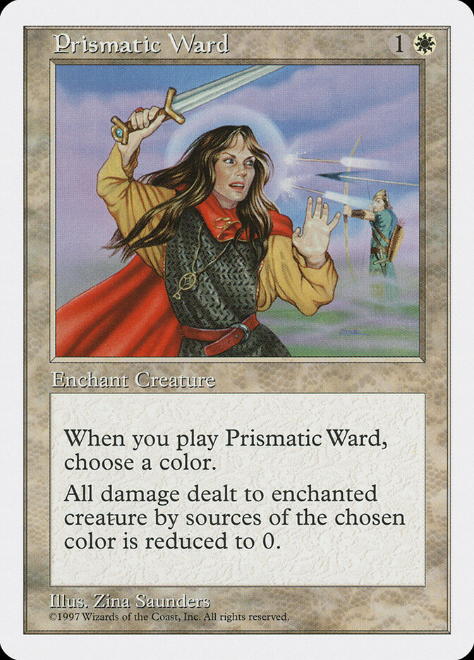 Prismatic Ward card front