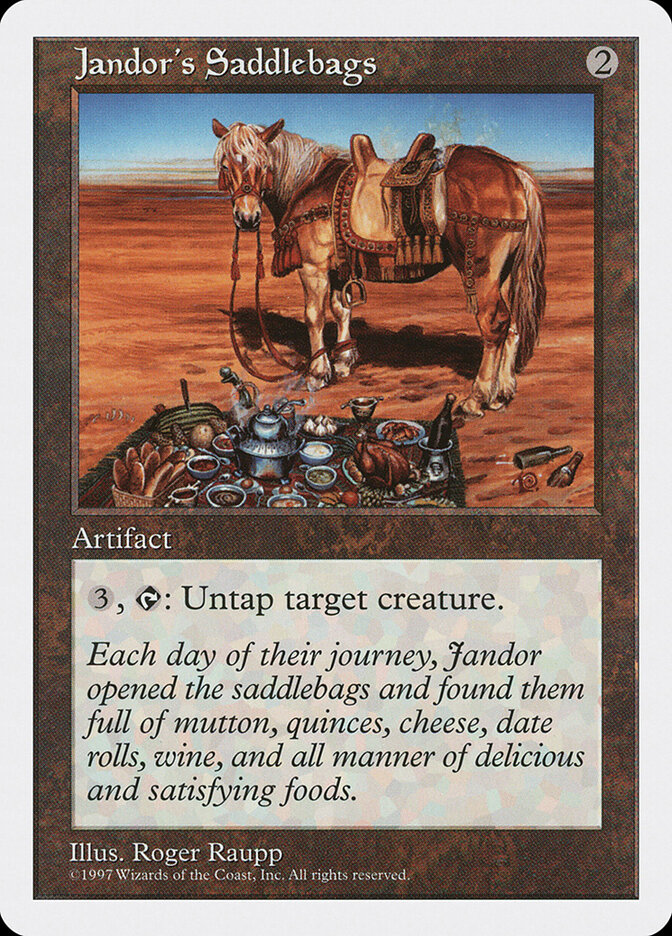 Jandor's Saddlebags card front