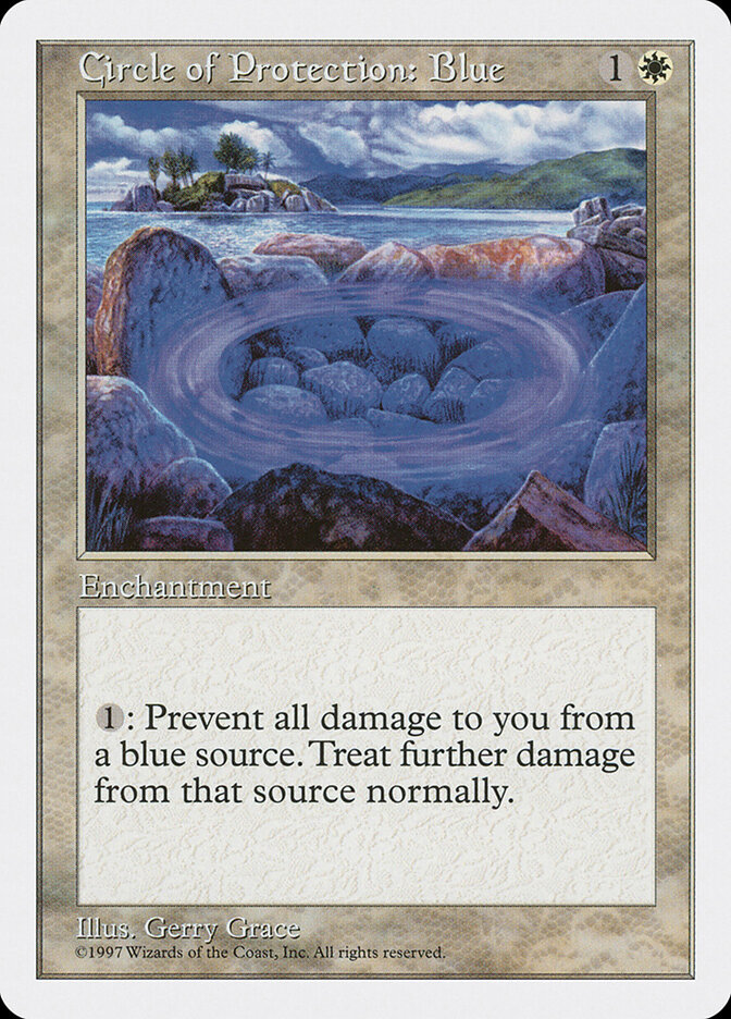 Circle of Protection: Blue card front