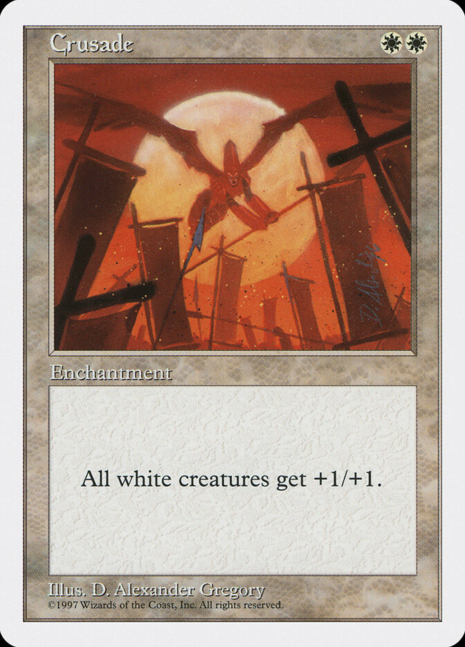 Crusade card front
