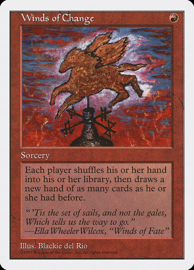 Winds of Change card front