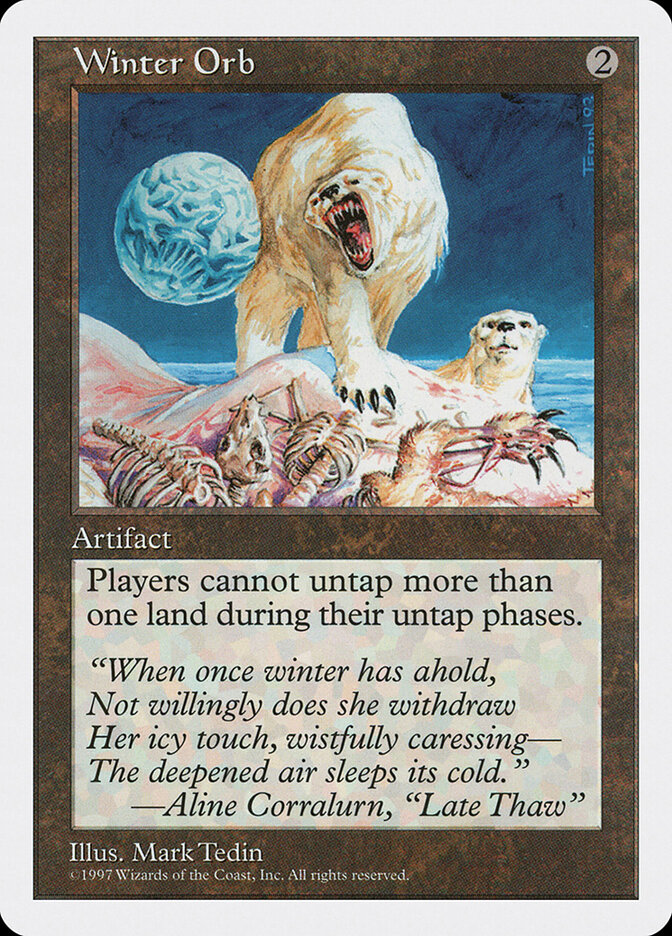 Winter Orb card front