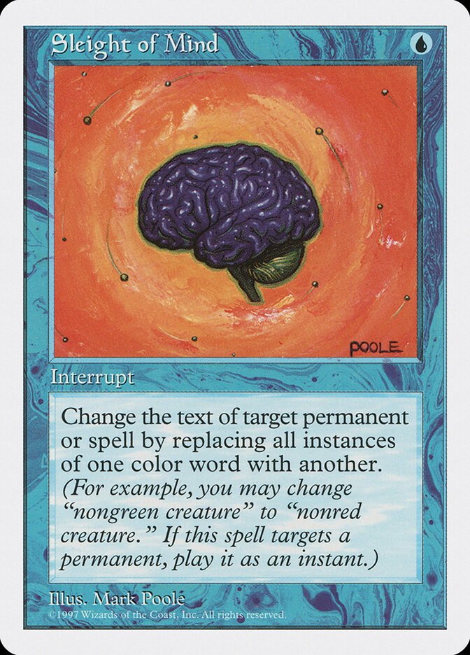 Sleight of Mind card front