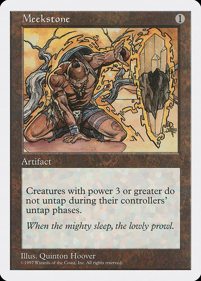 Meekstone card front