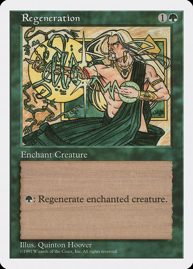 Regeneration card front