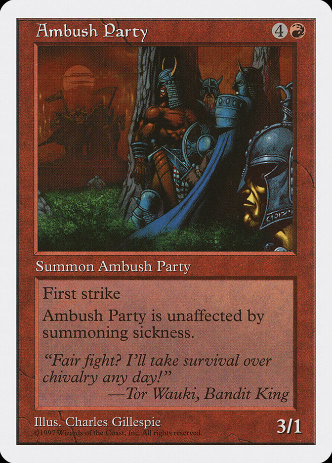 Ambush Party card front