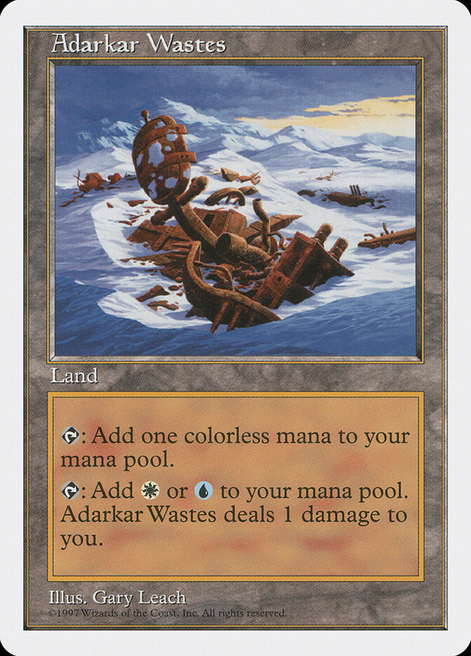 Adarkar Wastes card front