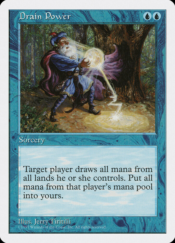 Drain Power card front