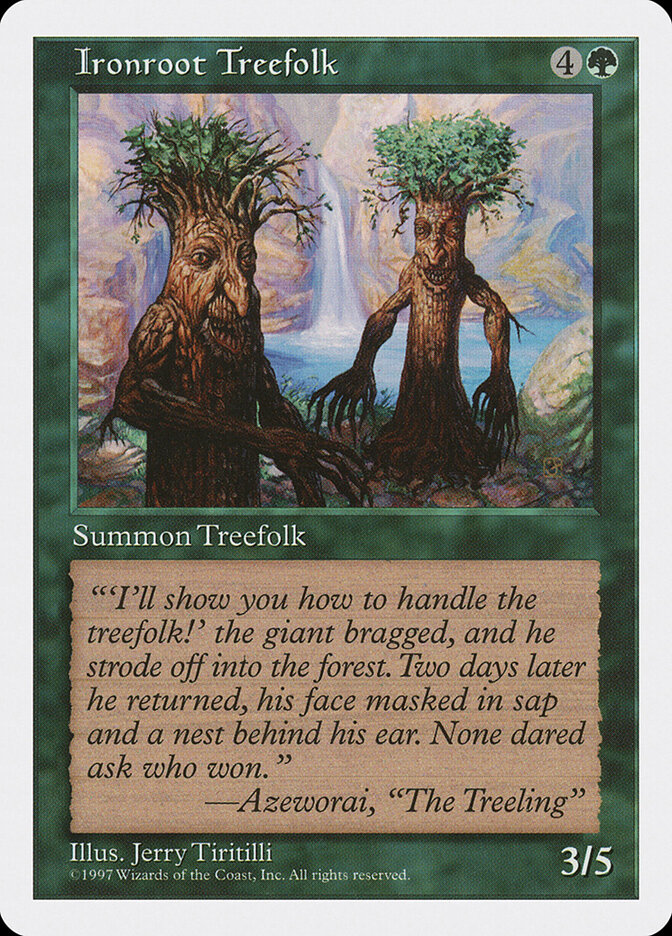 Ironroot Treefolk card front