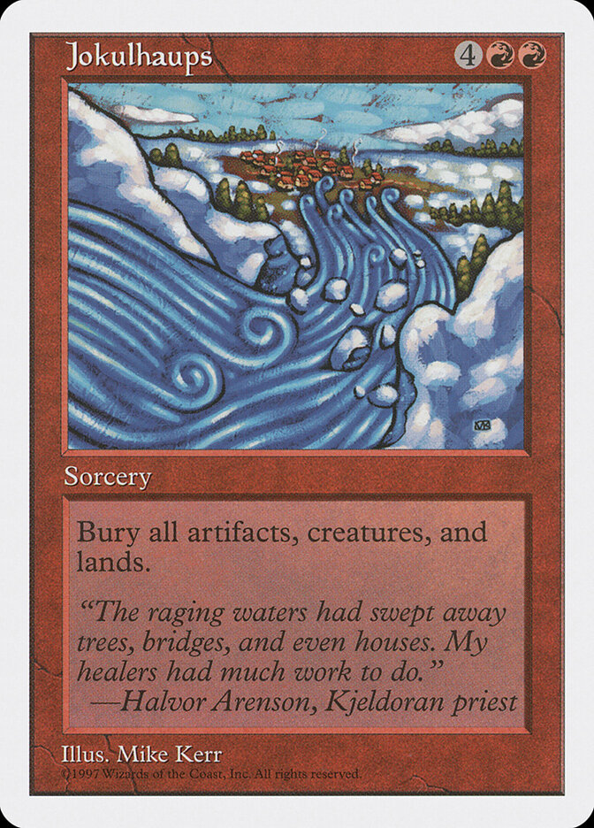Jokulhaups card front