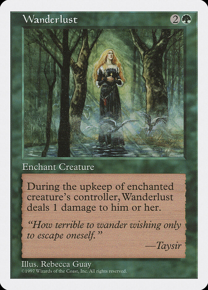 Wanderlust card front