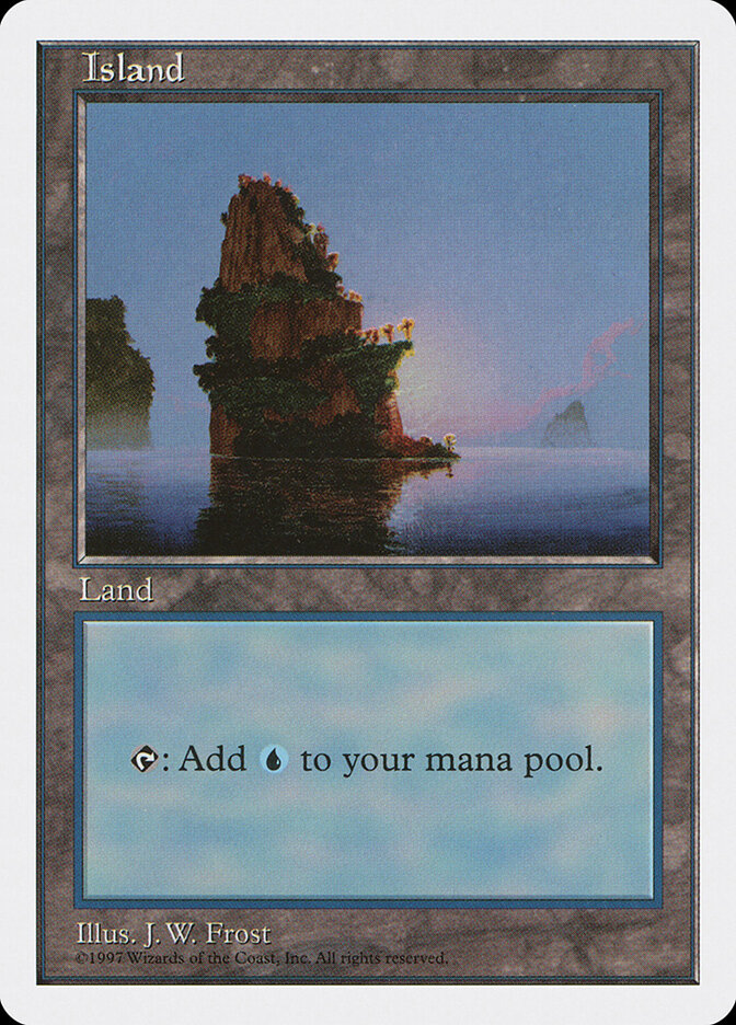 Island card front