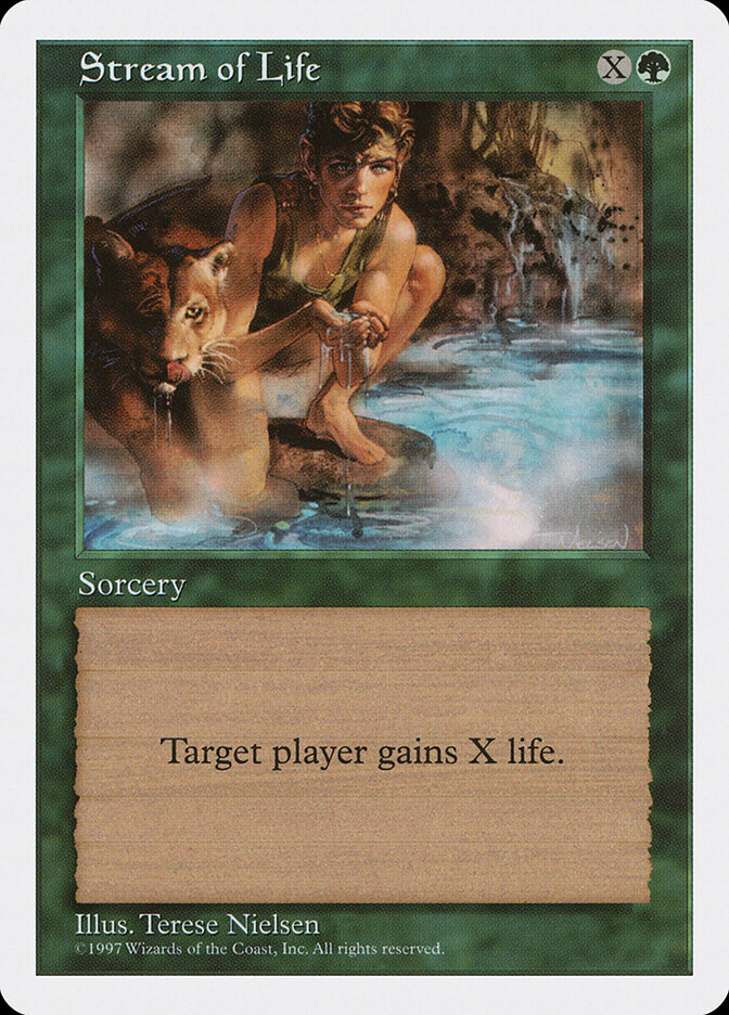 Stream of Life card front