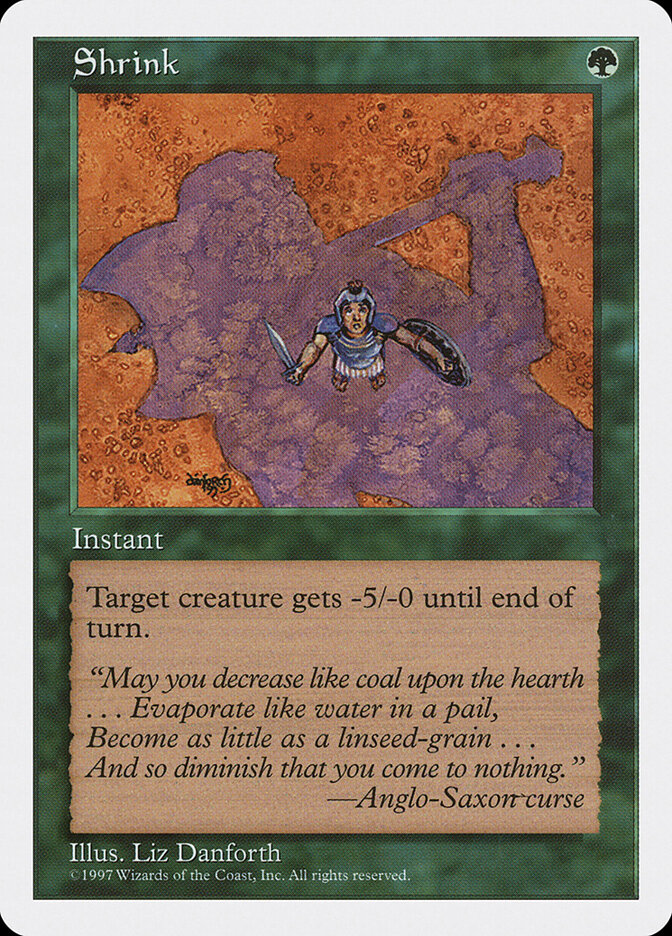 Shrink card front