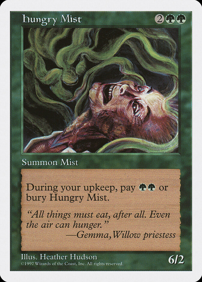 Hungry Mist card front