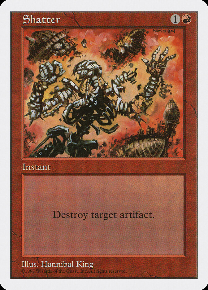 Shatter card front
