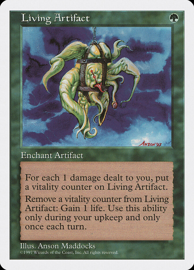 Living Artifact card front