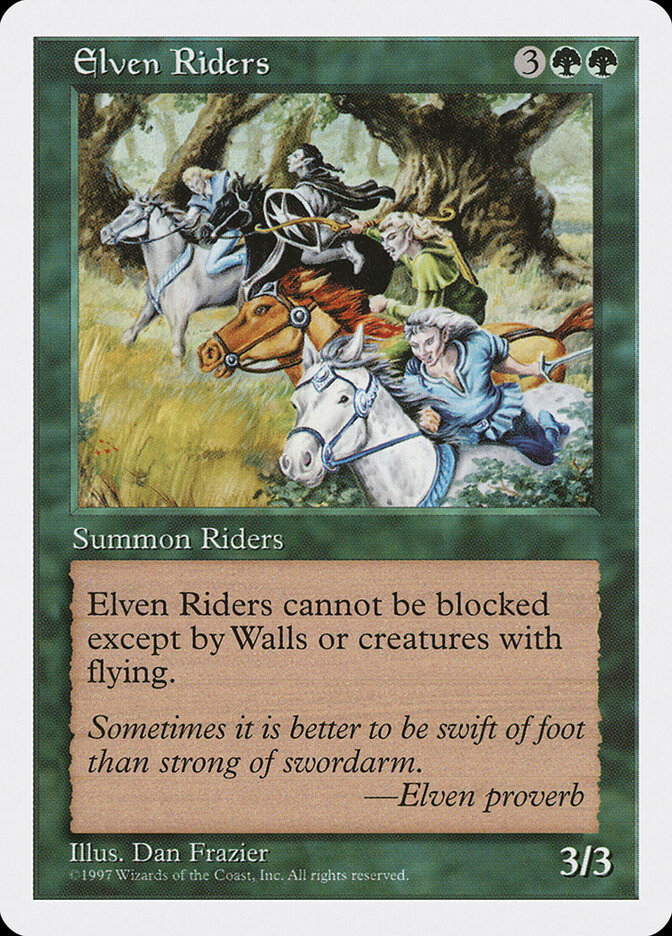 Elven Riders card front