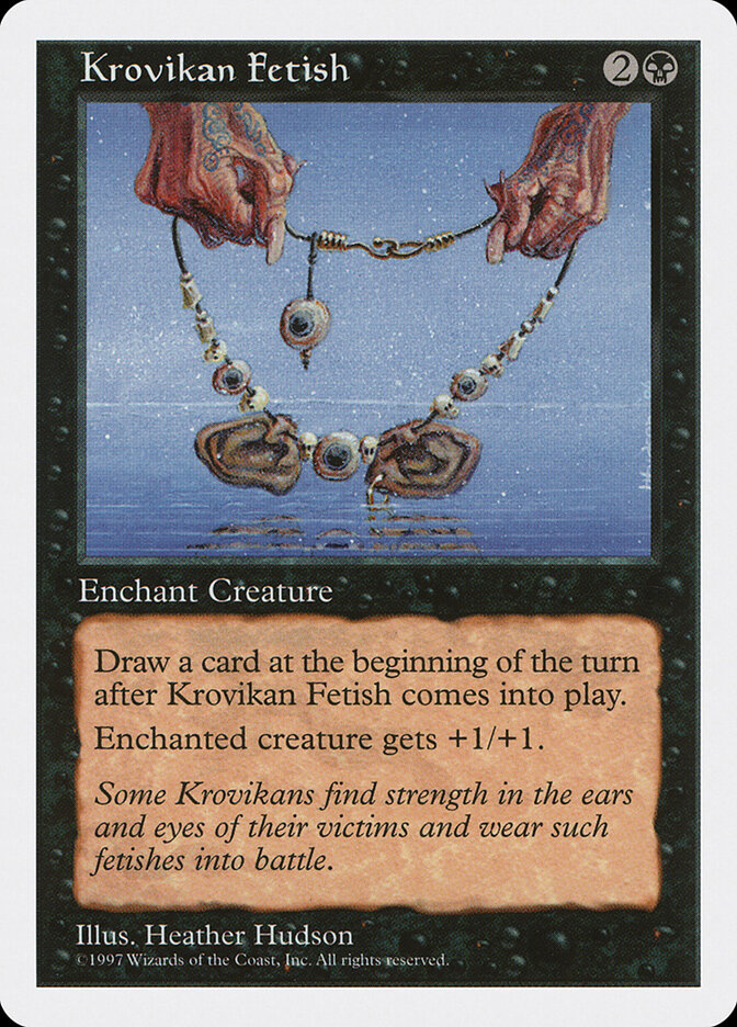 Krovikan Fetish card front
