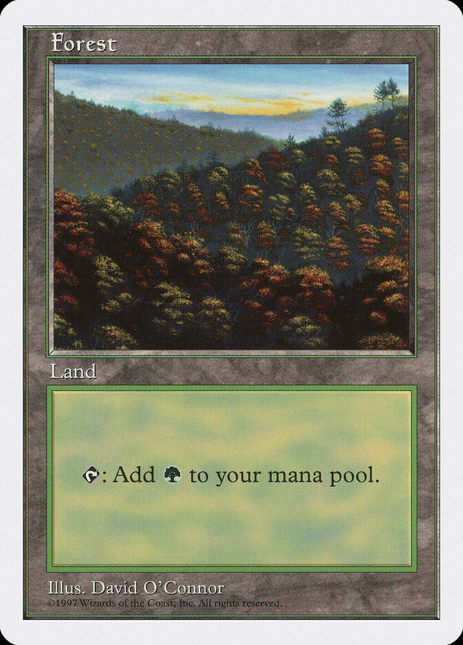 Forest card front