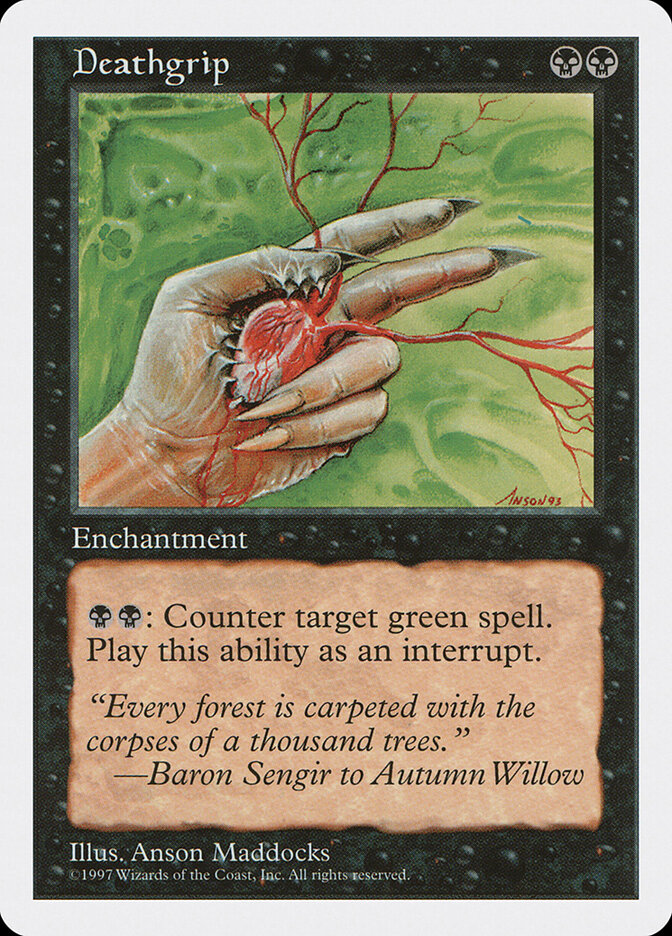 Deathgrip card front