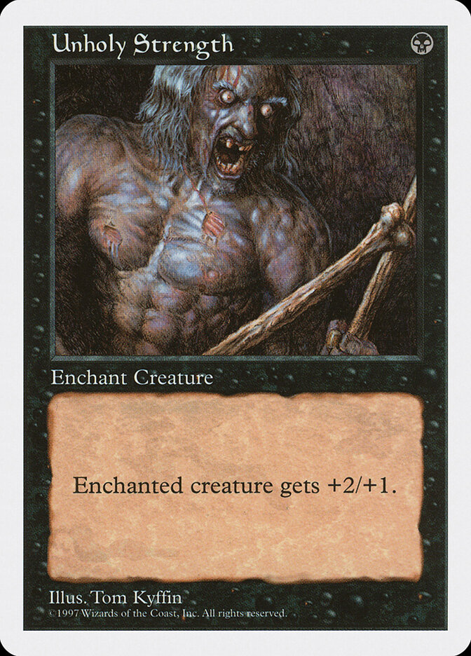 Unholy Strength card front