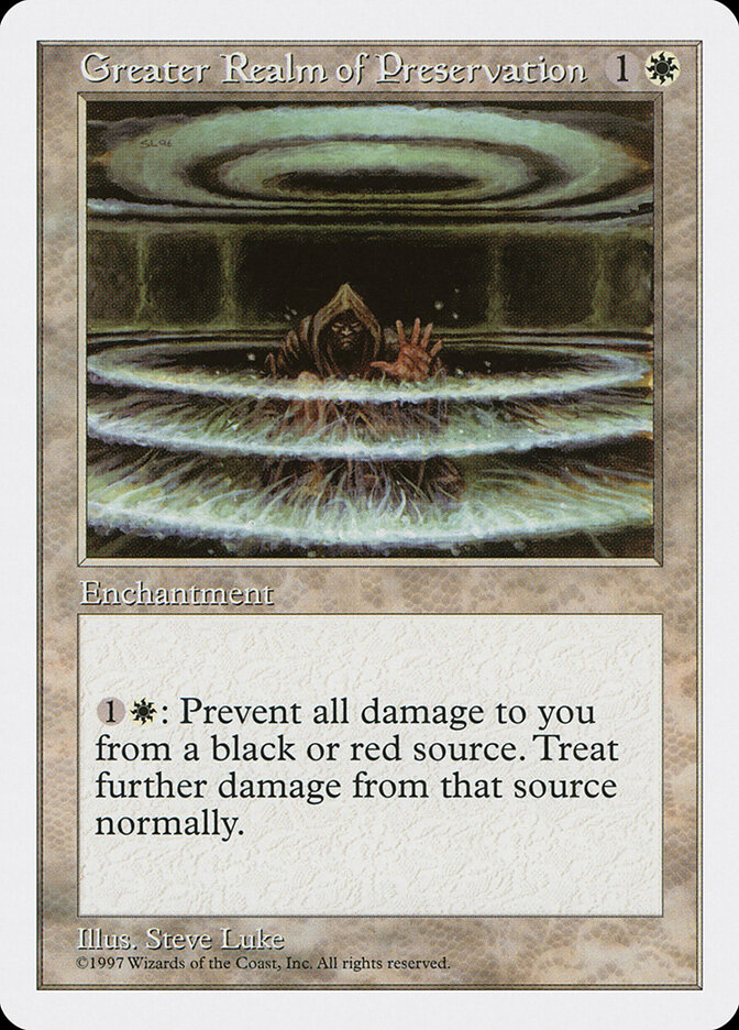 Greater Realm of Preservation card front