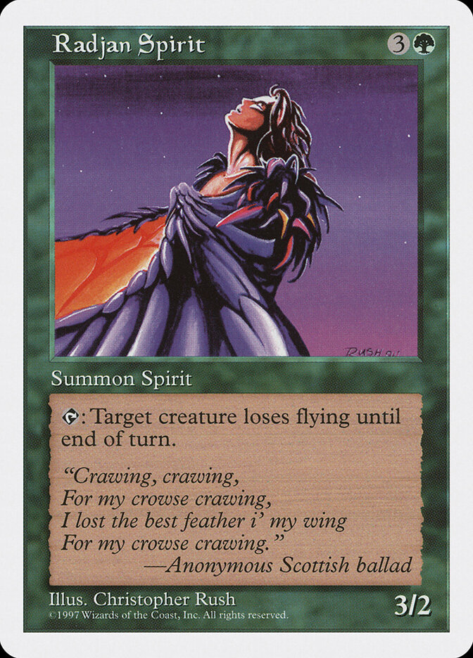 Radjan Spirit card front
