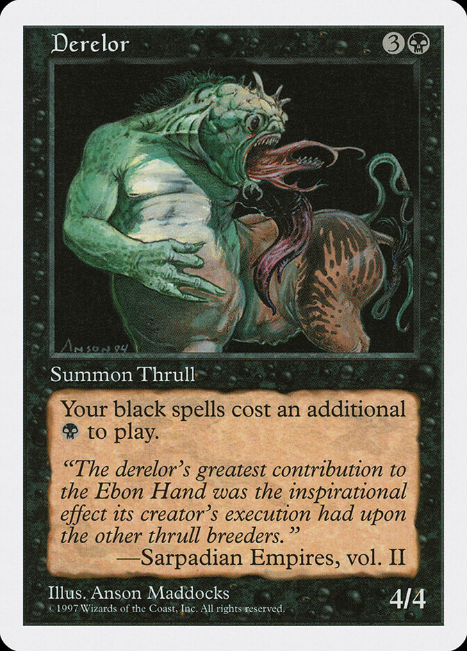 Derelor card front
