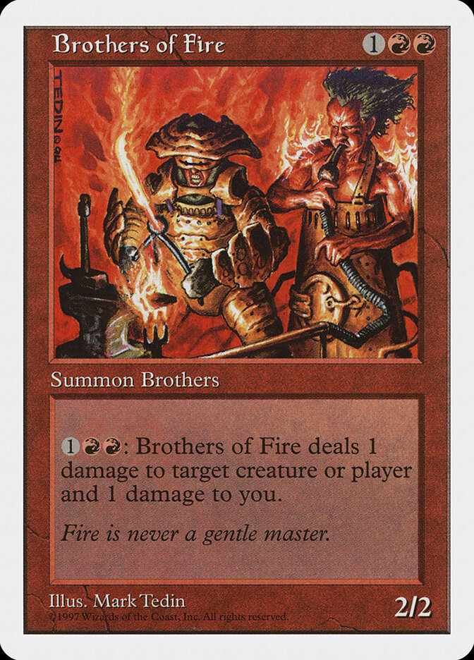 Brothers of Fire card front