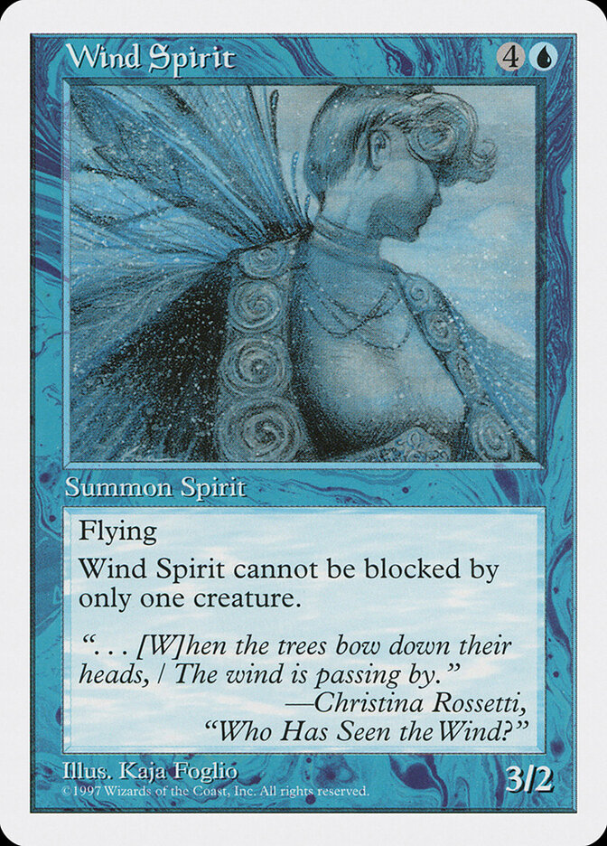 Wind Spirit card front