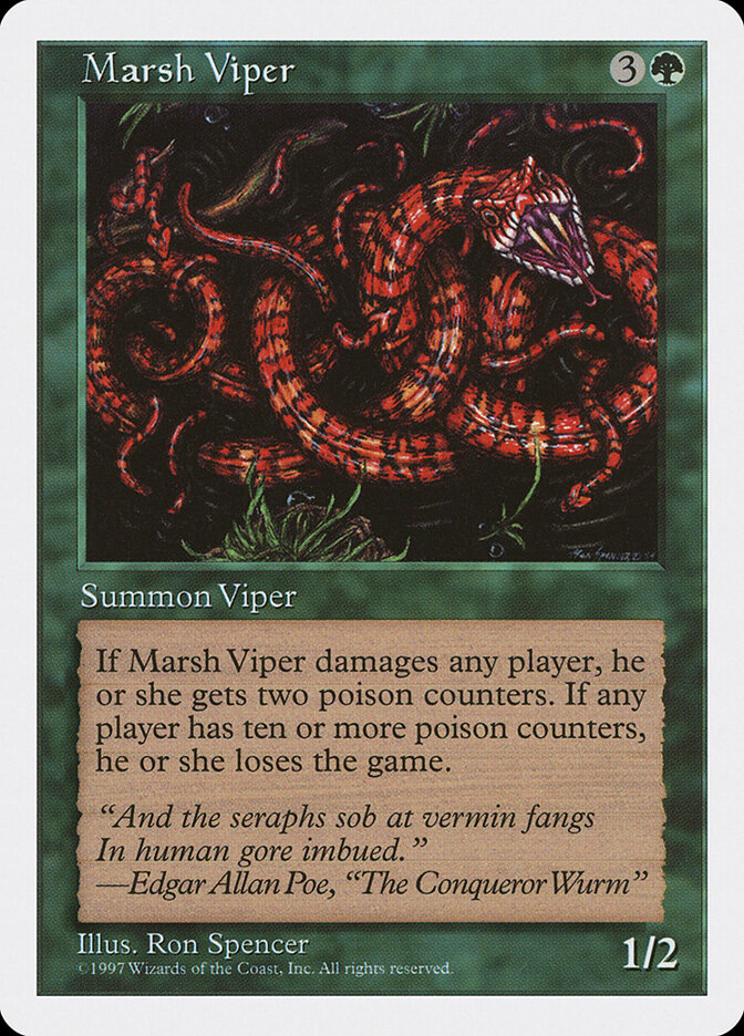 Marsh Viper card front