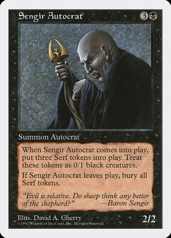Sengir Autocrat card front