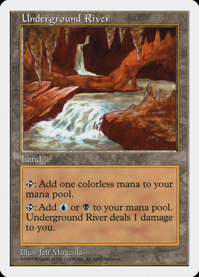 Underground River card front