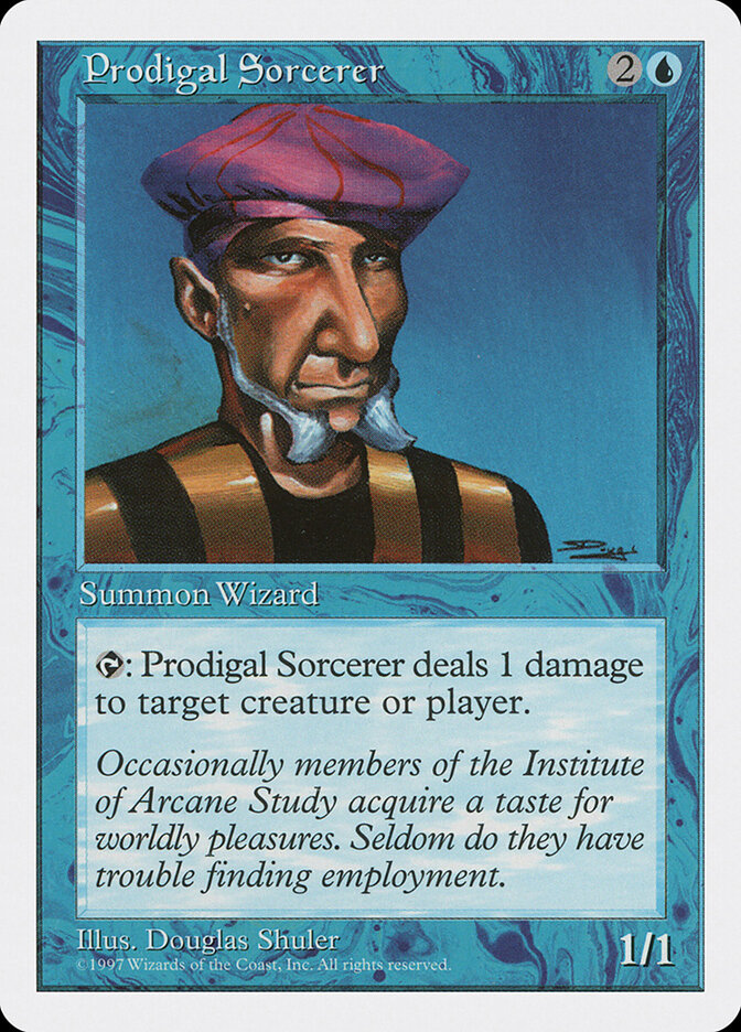 Prodigal Sorcerer card front