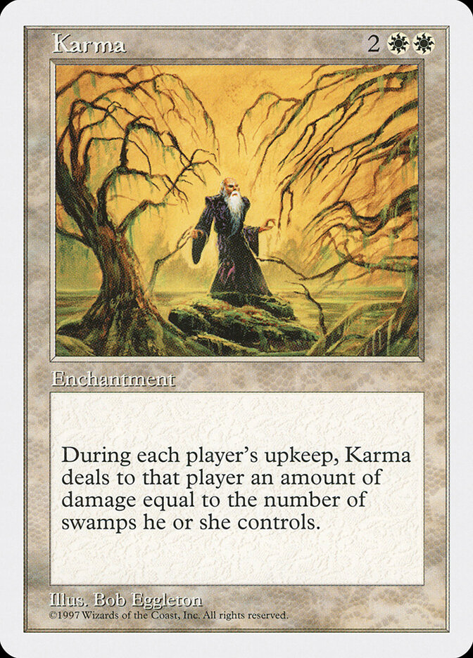 Karma card front