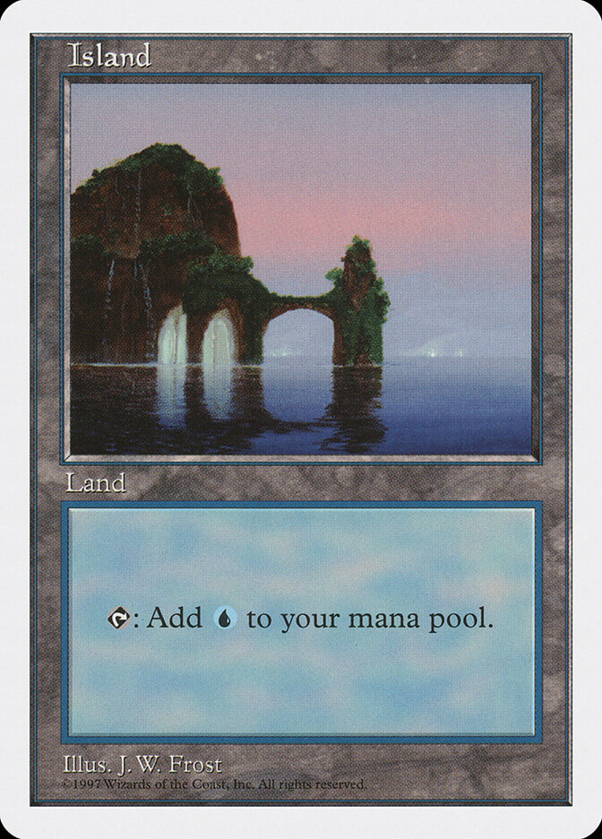 Island card front