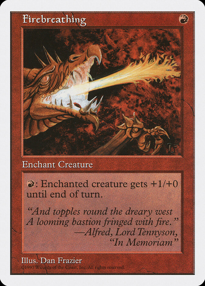Firebreathing card front