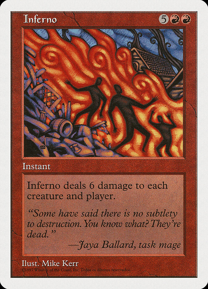 Inferno card front