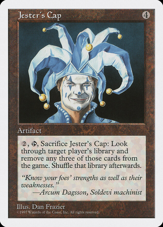 Jester's Cap card front