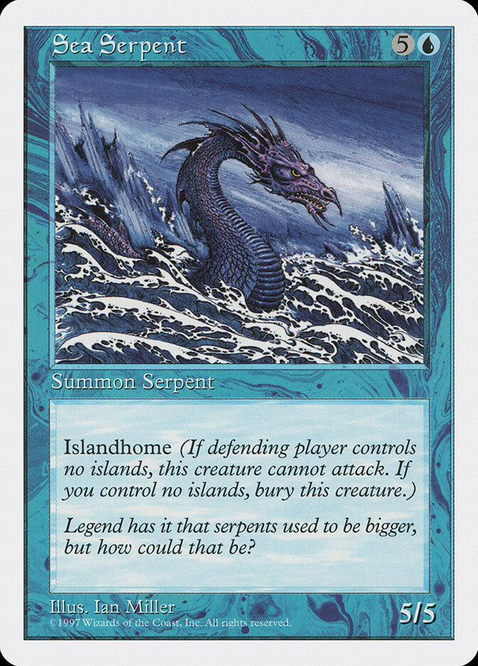 Sea Serpent card front
