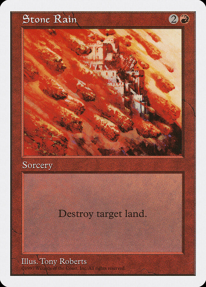 Stone Rain card front