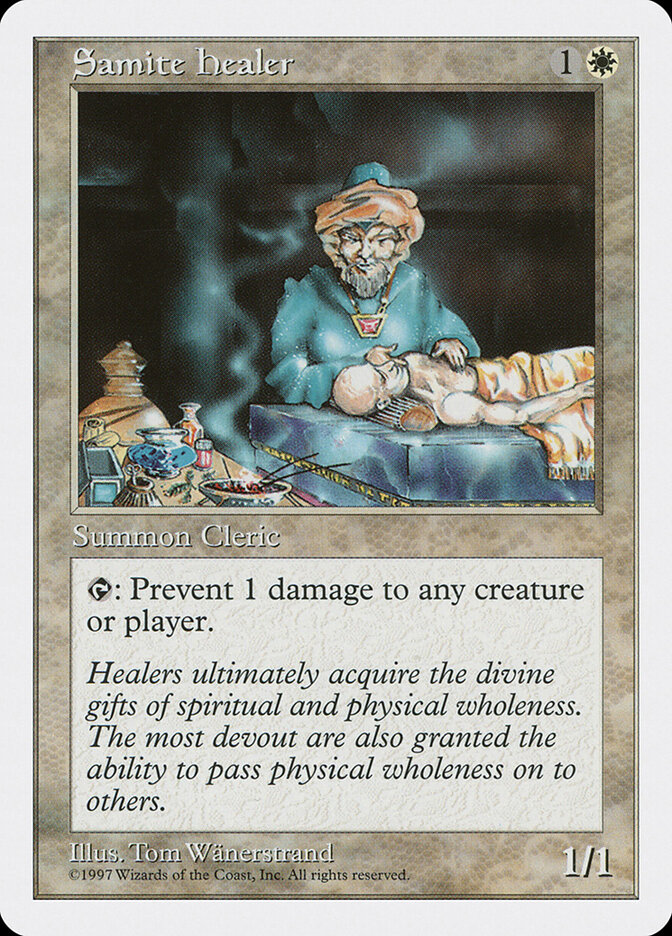 Samite Healer card front