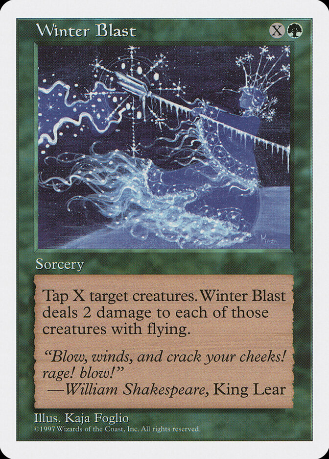Winter Blast card front