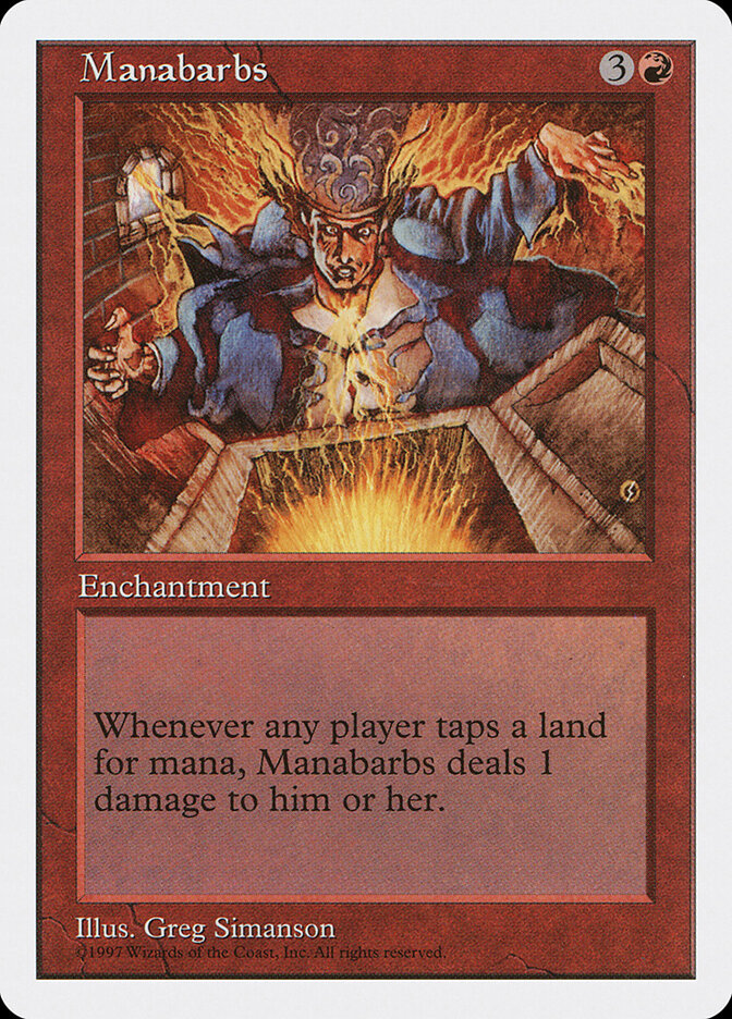 Manabarbs card front
