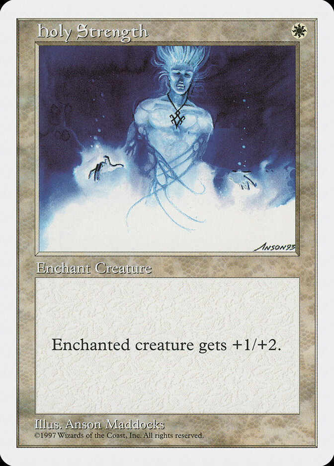 Holy Strength card front
